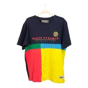 Black Pyramid Athletics Colorblock T-Shirt Size XL‎ GH1